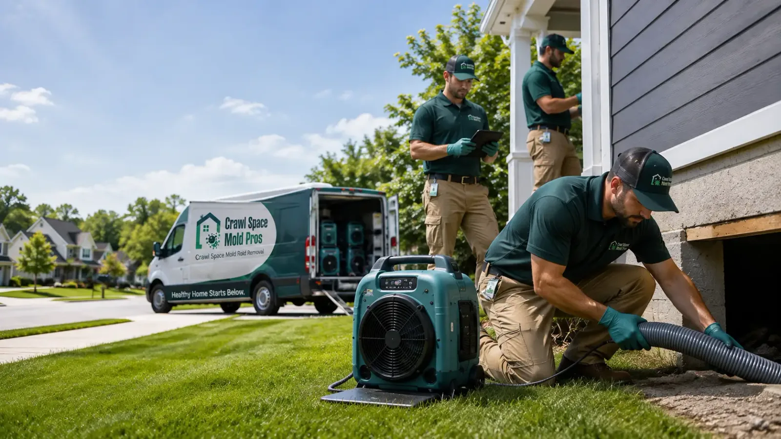 Crawl Space Mold Removal in Strongstown, PA